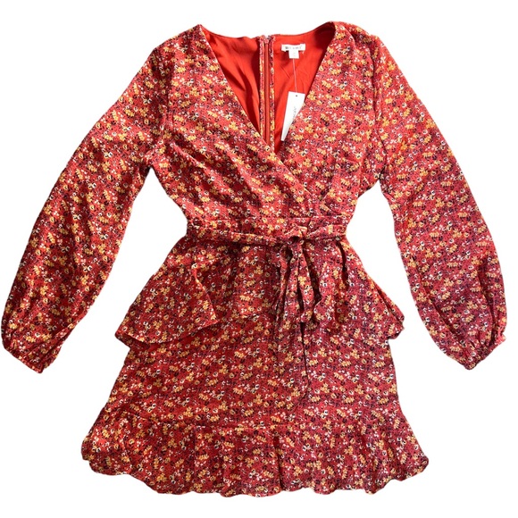 NWT Mi Ami Adaline Floral Wrap Dress | Size Medium - Picture 6 of 12